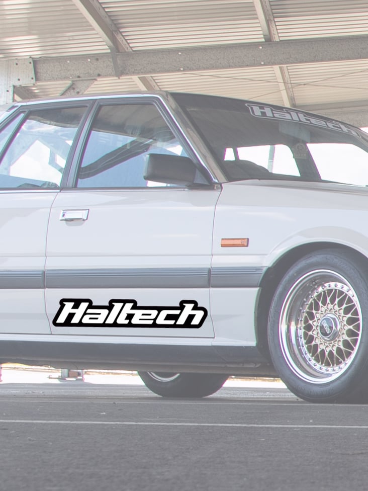 Haltech Haltech Sticker 600mm - Black & White