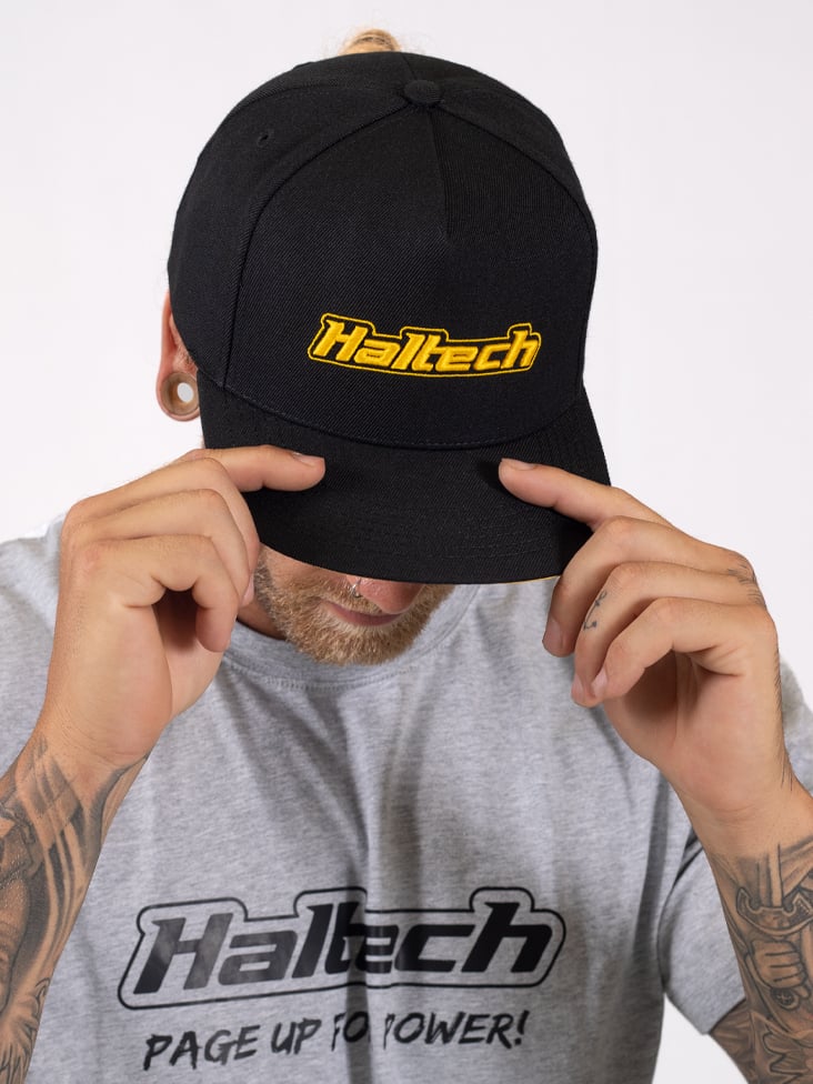 Haltech Haltech Snapback Cap - Black & Yellow