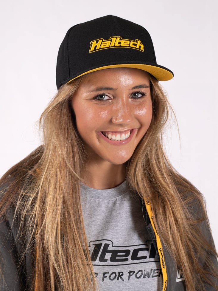 Haltech Haltech Snapback Cap - Black & Yellow
