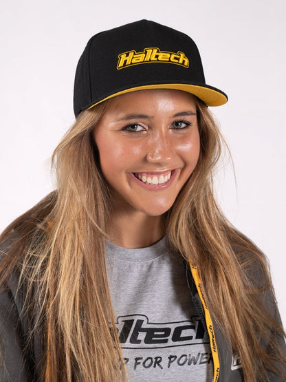 Haltech Haltech Snapback Cap - Black & Yellow