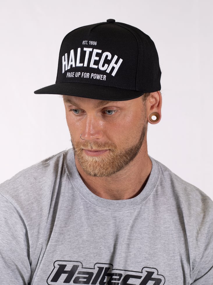 Haltech Haltech Snapback Cap - Black & White