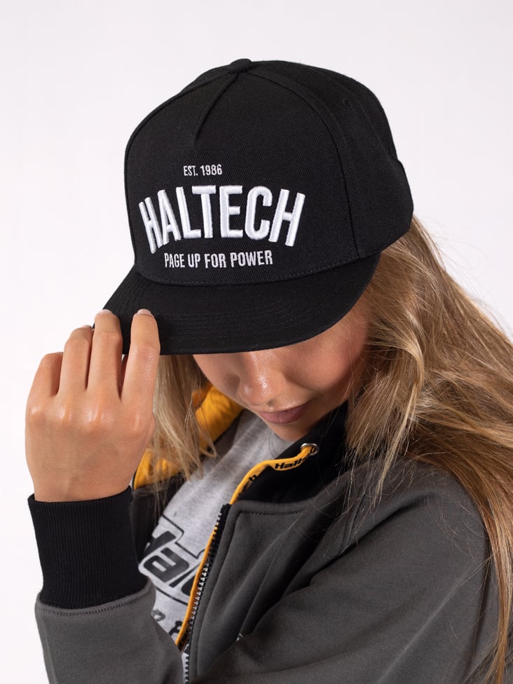 Haltech Haltech Snapback Cap - Black & White