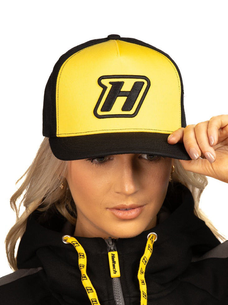 Haltech Haltech Snapback Cap - Yellow with H logo