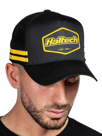 Haltech Snapback Cap - Striped Trucker Size: One size fits all.