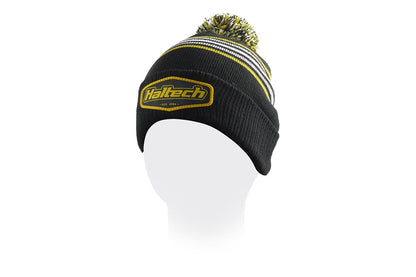 Haltech Haltech Stripe beanie with pom pomÂ
