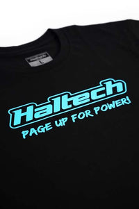 Haltech Classic T-Shirt - Black Blue Size: XS