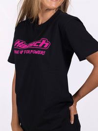Haltech Classic T-Shirt - Black Pink 3XL Size: 3XL
