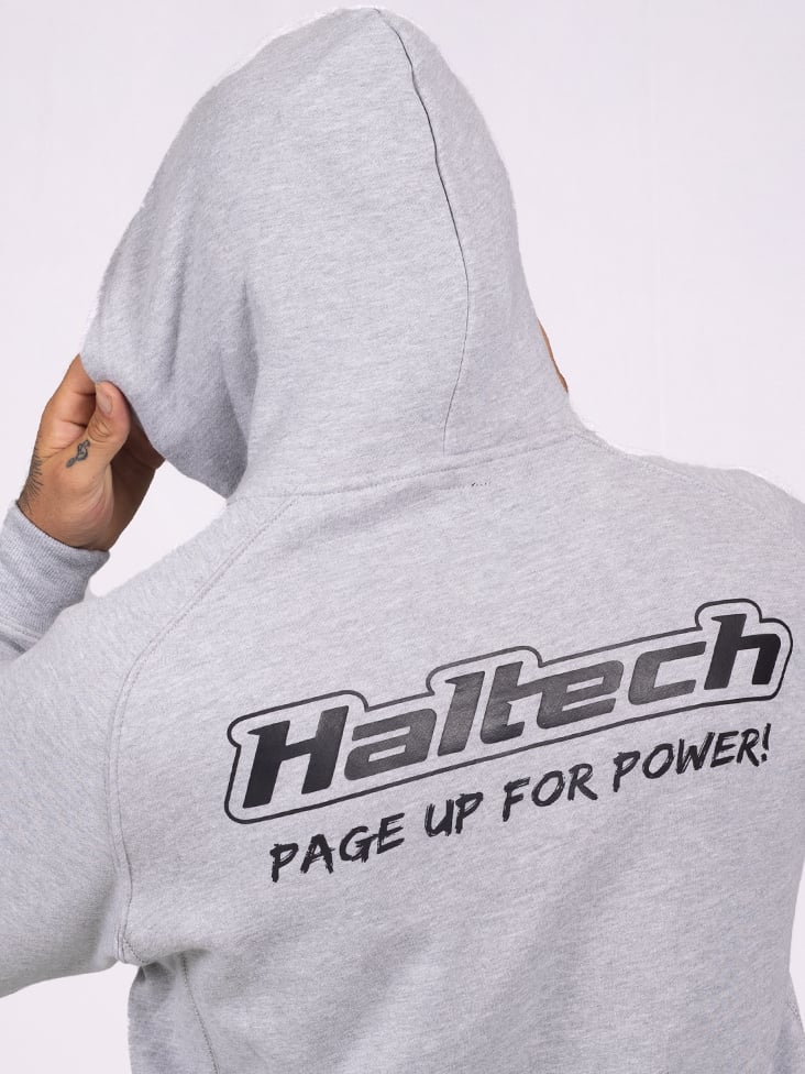 Haltech Haltech Classic Hoodie - Grey 4XL