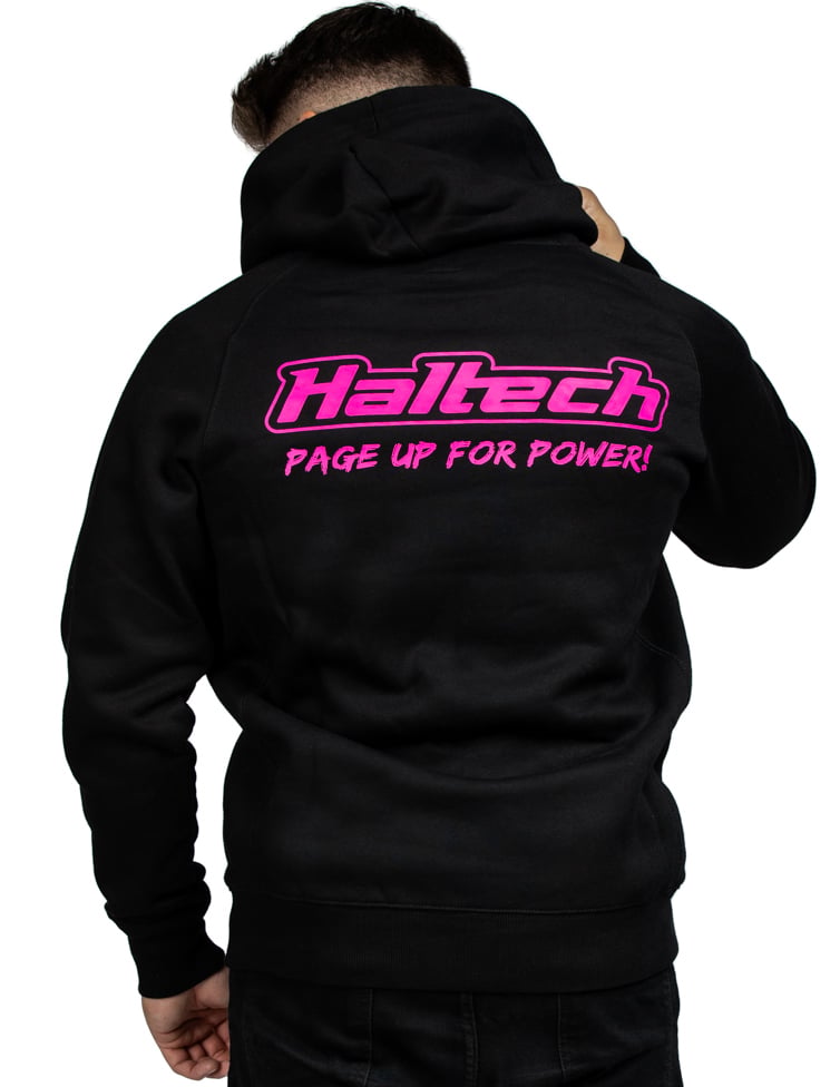 Haltech Haltech Classic Hoodie - Black Pink 3XL