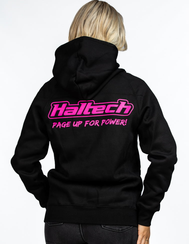 Haltech Haltech Classic Hoodie - Black Pink 3XL