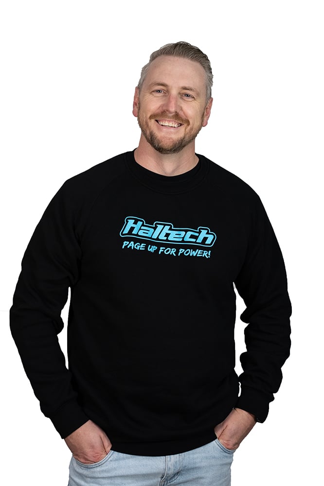 Haltech Blue Crew Neck Sweatshirt - 2XL