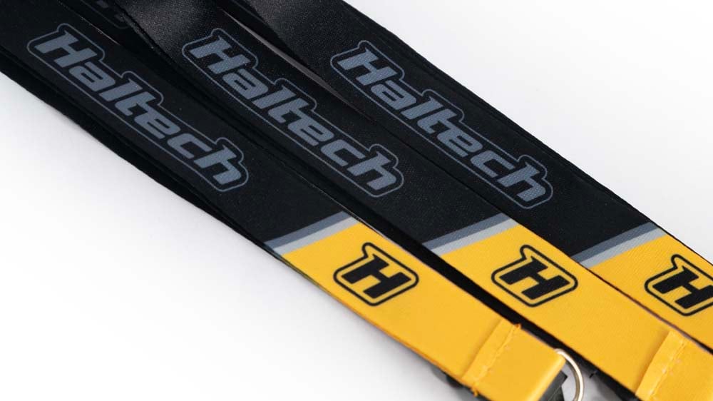 Haltech Haltech Lanyard - Yellow with printed logo