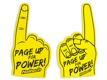 Haltech Haltech "Page Up for Power" Foam Finger