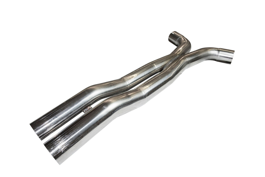 Stainless Header and Full Exhaust Kit. - 1-7/8" Headers & GREEN Exhaust Kit For OEM Mufflers. 2016-2024 Camaro SS/ZL1