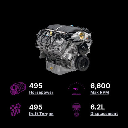 Chevrolet Performance LS3 6.2L 495 HP / 473 LB-FT - Hot Cam Crate Engine