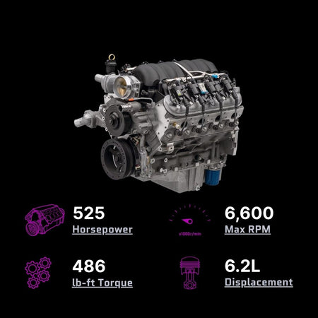 Chevrolet Performance LS3 6.2L 525 HP / 486 LB-FT - Crate Engine
