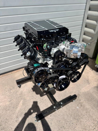 LS9 Long Block Crate Motor with Harrop 2650 Supercharger / Wegner Front end drive kit 850HP 650LB/FT