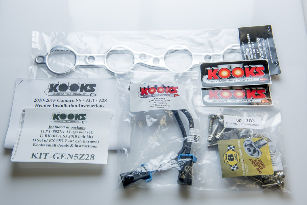 1-7/8" x 3" Stainless Headers - 1-7/8" Stainless Headers.  2014-2015 Camaro Z28.