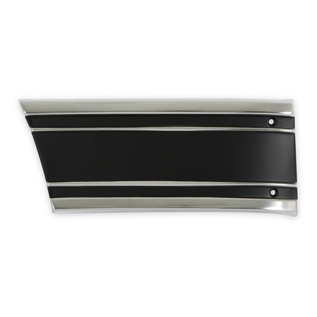 69-72 FENDER MOLDING, LWR FRT RH-BK - Brothers Trucks  Fender Molding - Lower - Front of Wheel - Black- Right