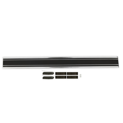 69-72 CHEVY/GMC DOOR MOLDING-LOWER-BLACK - Brothers Trucks  Door Molding - Lower - Black - Left