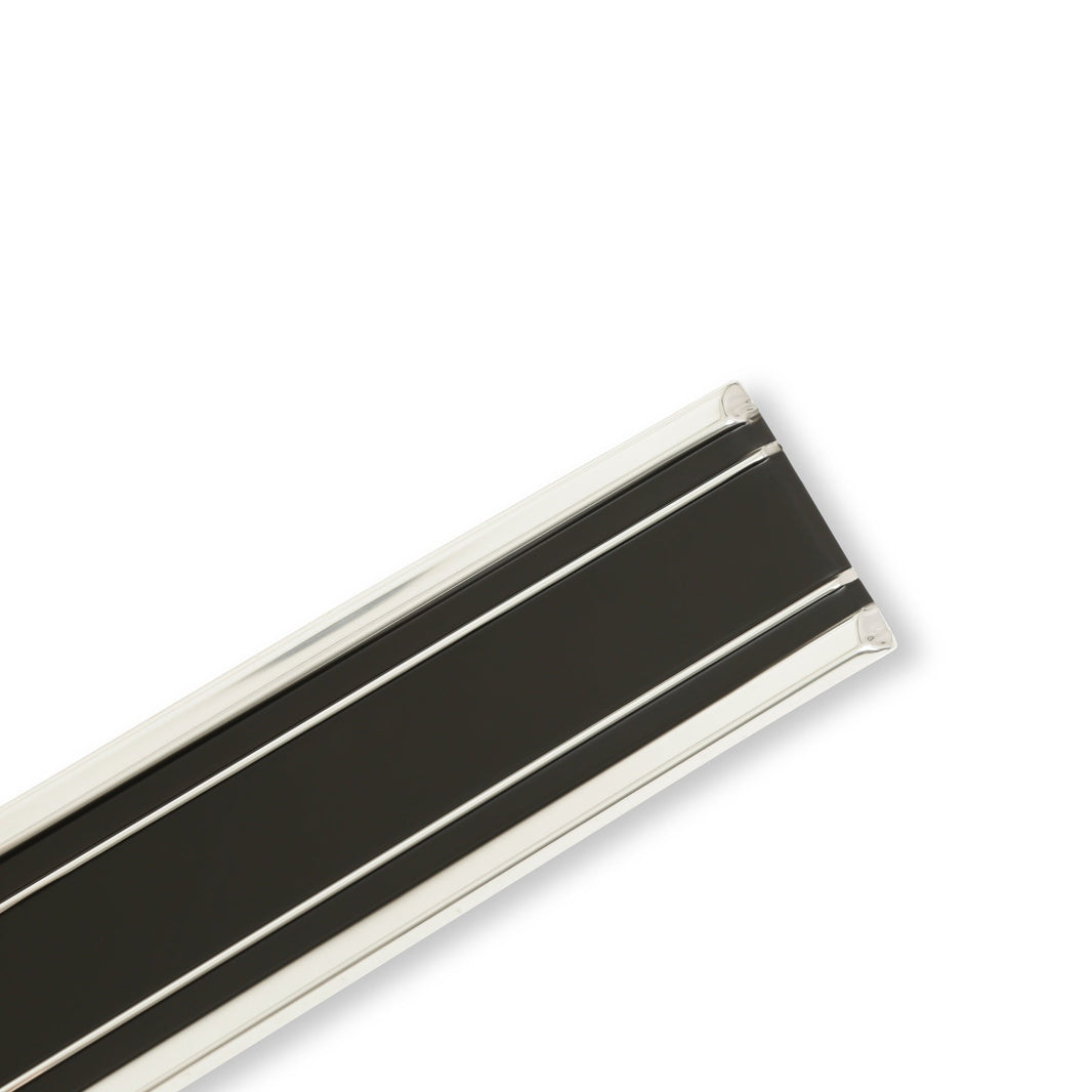 69-72 CHEVY/GMC DOOR MOLDING-LOWER-BLACK - Brothers Trucks  Door Molding - Lower - Black - Right