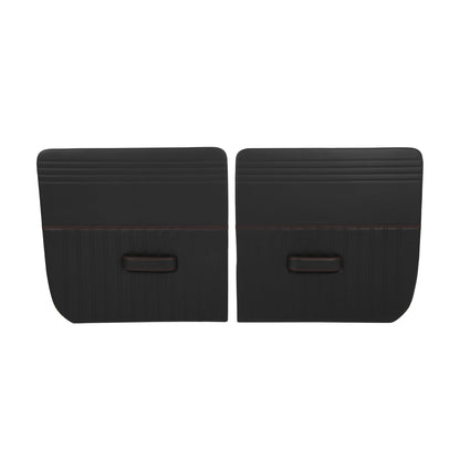 Panneaux de porte sport personnalisés Brothers Trucks - Coutures noires et rouges - Paire