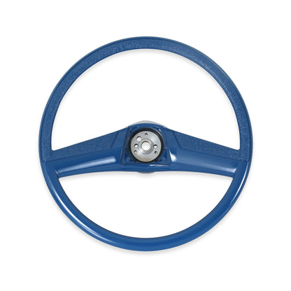 69-72 CHVY STEERING WHEEL- CUST DIA-15" - Brothers Trucks Steering Wheel -  Custom Diameter - 15-inch - Blue
