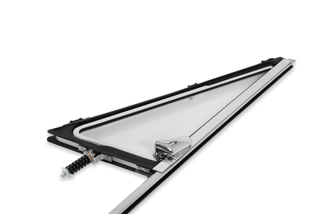 68-72 CHVY/GMC TRCK VENT WINDOW ASSY - Brothers Trucks Vent Window Assembly - Chrome - Clear - Right