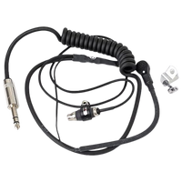 3 COND, GEN BOOM, 3.5 MM - Stilo Nascar 3 conductor, Gentex Boom Mic, 3.5MM jack for earbuds