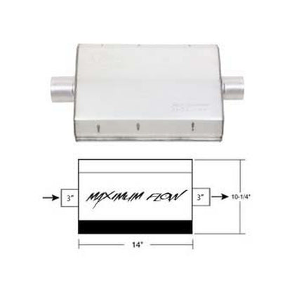 Hooker Maximum Flow Muffler - Photo - Primary Right