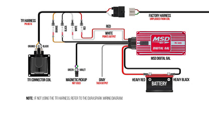 BLK MSD-6AL, Digital Ignition w/rev Cont - MSD Digital 6AL Ignition Control - Black