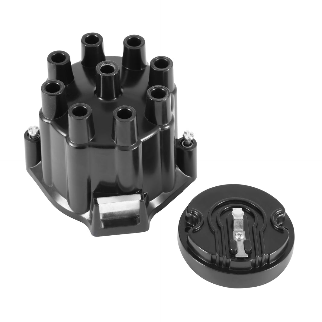 ACCEL Distributor Cap & Rotor Kit  - Socket Style - Black - Photo - Primary Front