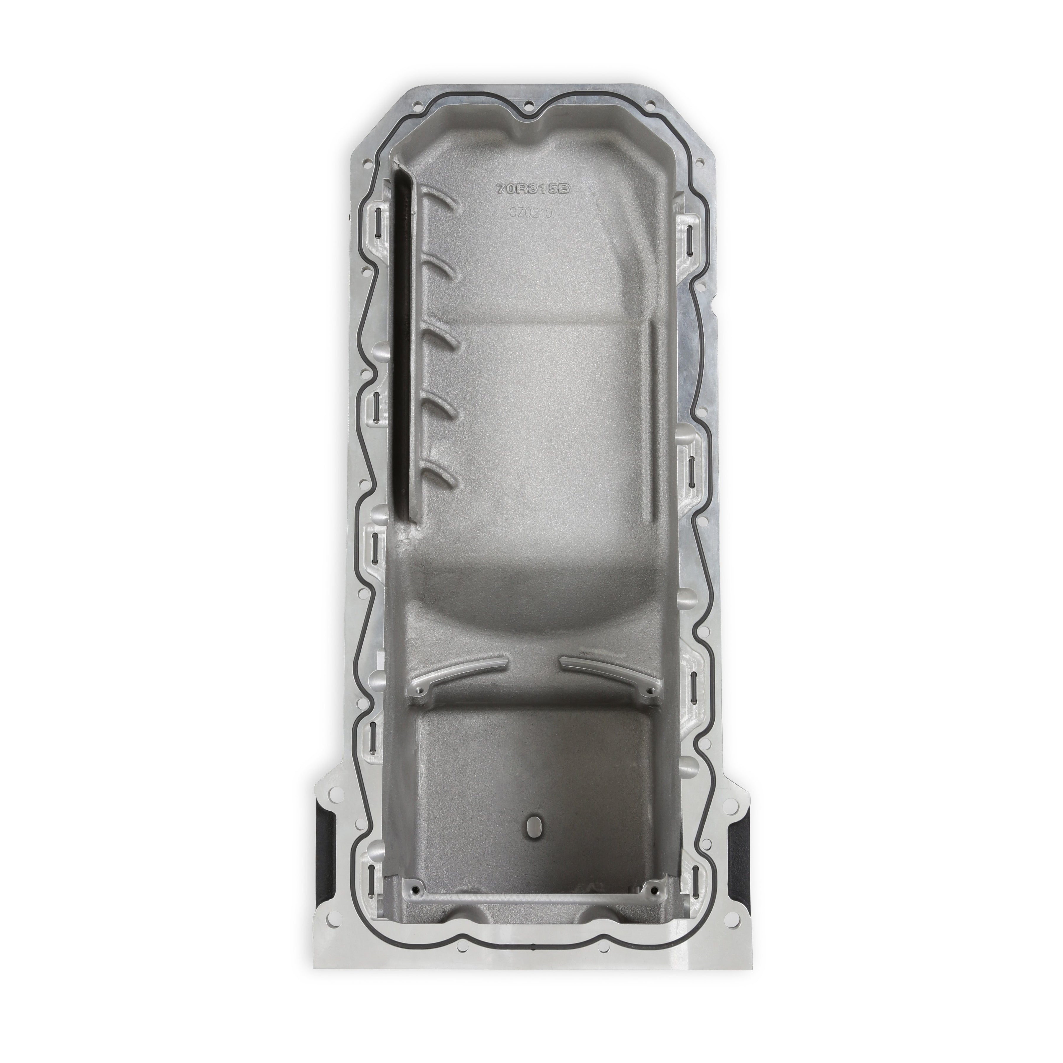 Holley Gen III Hemi Swap Oil Pan - Black - Photo - out of package Bottom