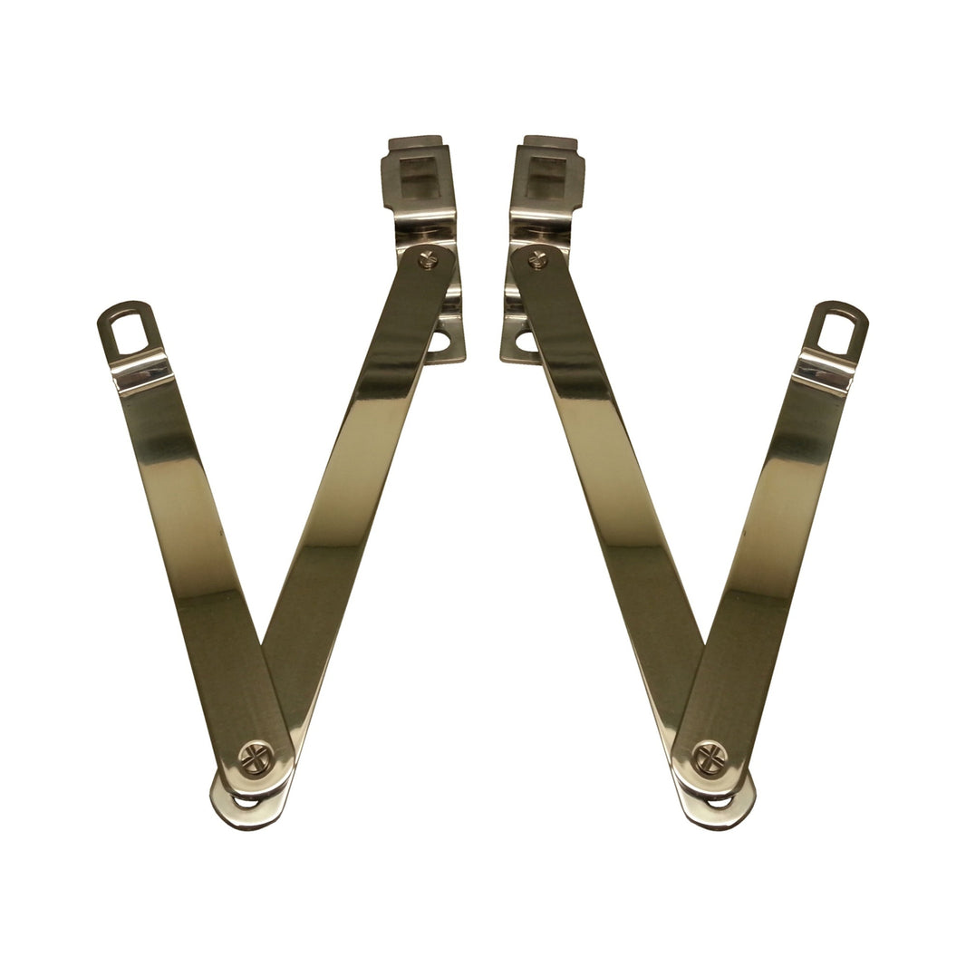 Brothers Trucks bagklaphængselsæt - rustfrit stål - Fleetside - par