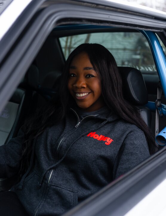 Holley Branded Full Zip Hood - Photo - lifestyle view Bottom