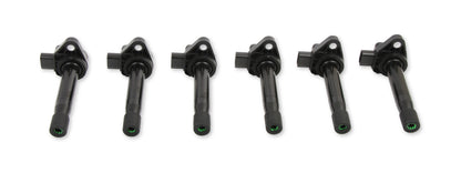 Bobine d'allumage Accel - Honda et Acura 3.0, 3.2, 3.5L, 6 cylindres, noire, lot de 6