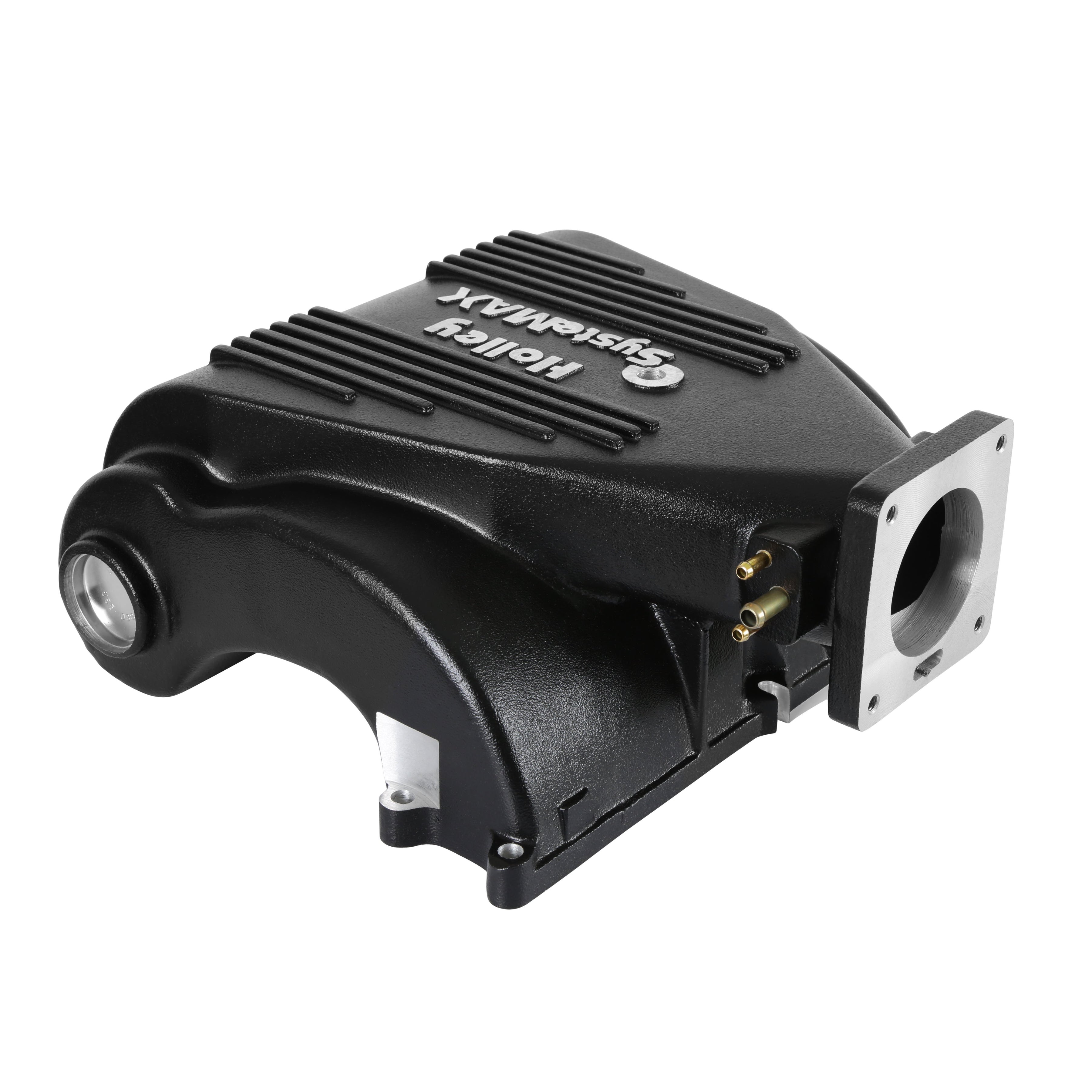 Holley SysteMAX Intake - Ford Small Block V8 - Black Ceramic Coated - Photo - out of package Side