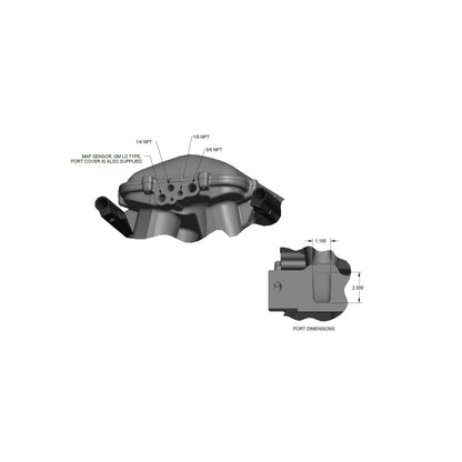 351W Ford Hi-Ram EFI Manifold with Side Mount Top - Photo - out of package