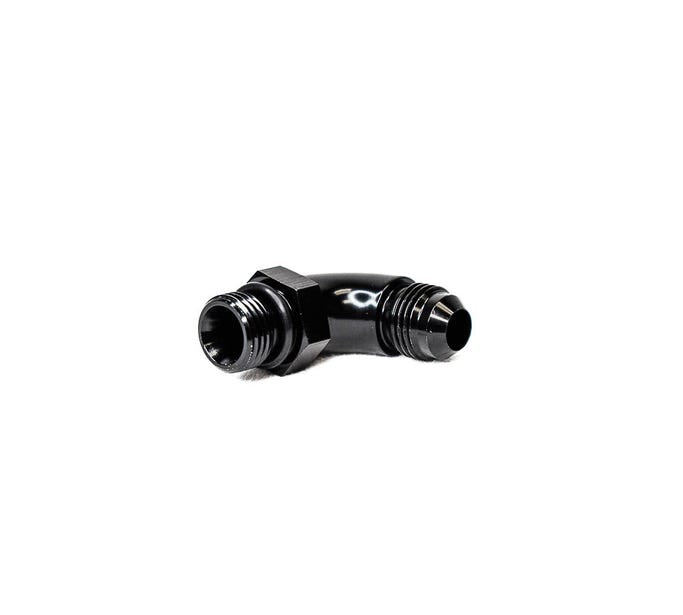 BTR AN Fitting - AN to ORB Adapter - 6 ORB to 6AN - 90° - Black