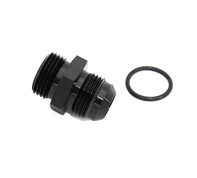 BTR AN Fittings - AN to ORB Adapter - 12 ORB to -12AN - Black