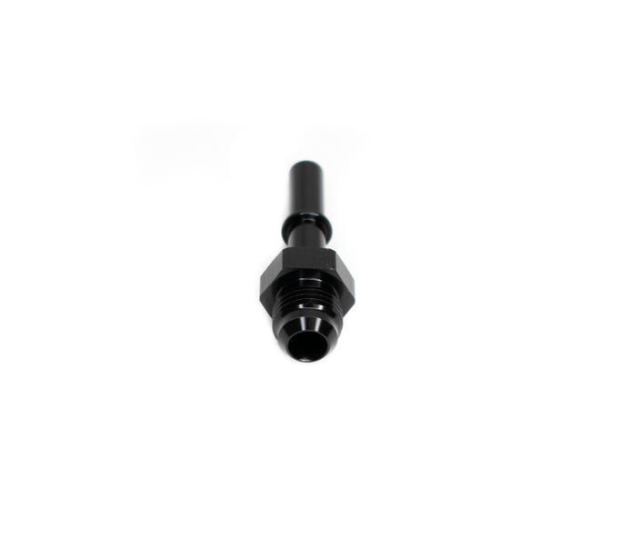 BTR AN Fittings - 3/8" Quick Connect to -6AN - Black
