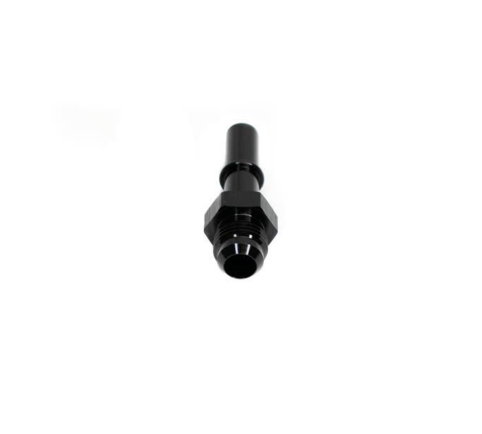BTR AN Adapter - 6AN to 3/8" Male Quick Connect - Black