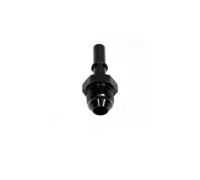BTR AN Fittings - 3/8" Quick Connect to -8AN - Black