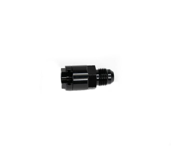 BTR AN Adapter - 6AN to 5/16" Female Premium Quick Connect - Black
