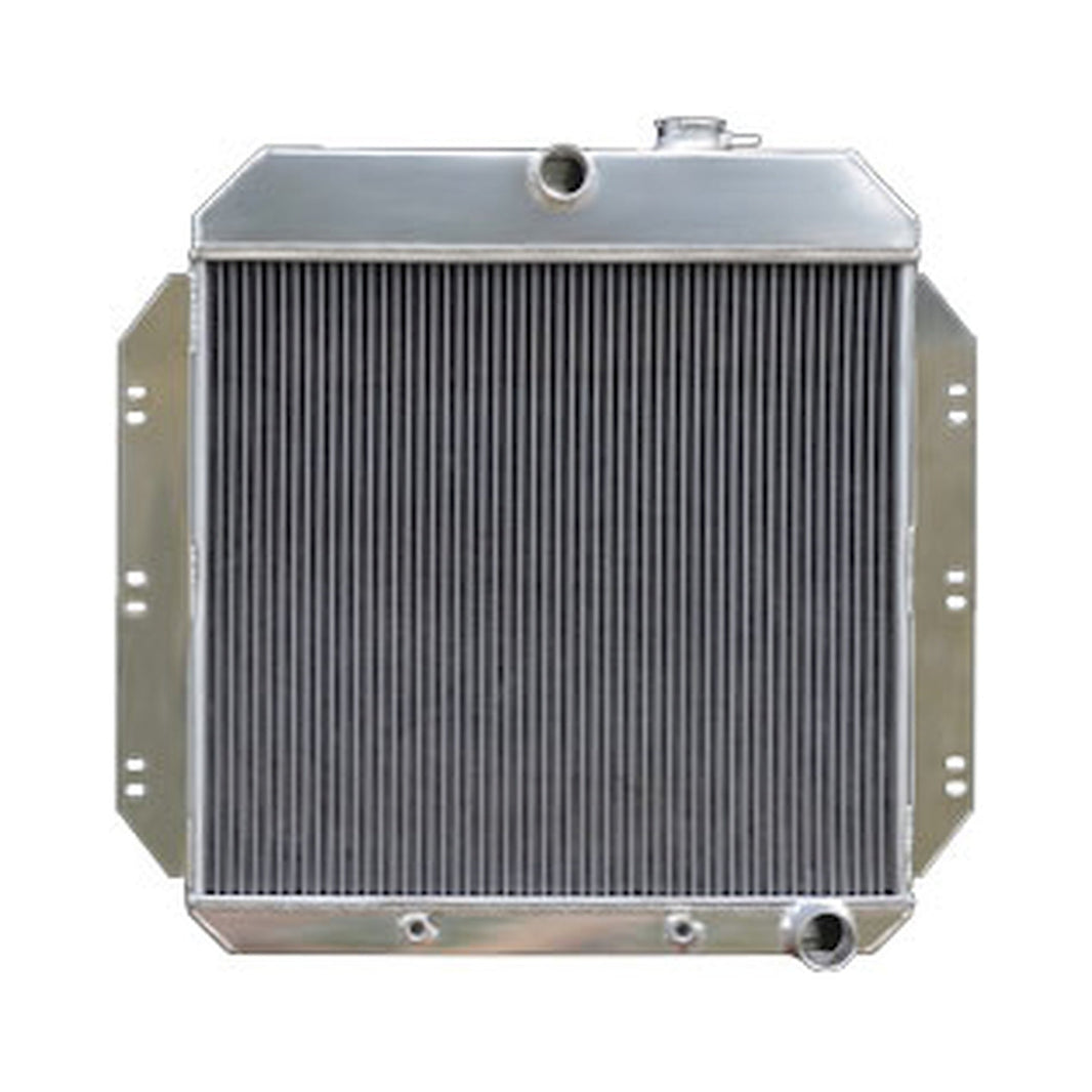 60-62 CHVY AL RADIATOR-AUTO-V8-2 ROW - Brothers Trucks Radiator - Aluminum - Auto - V8 - 2 Row