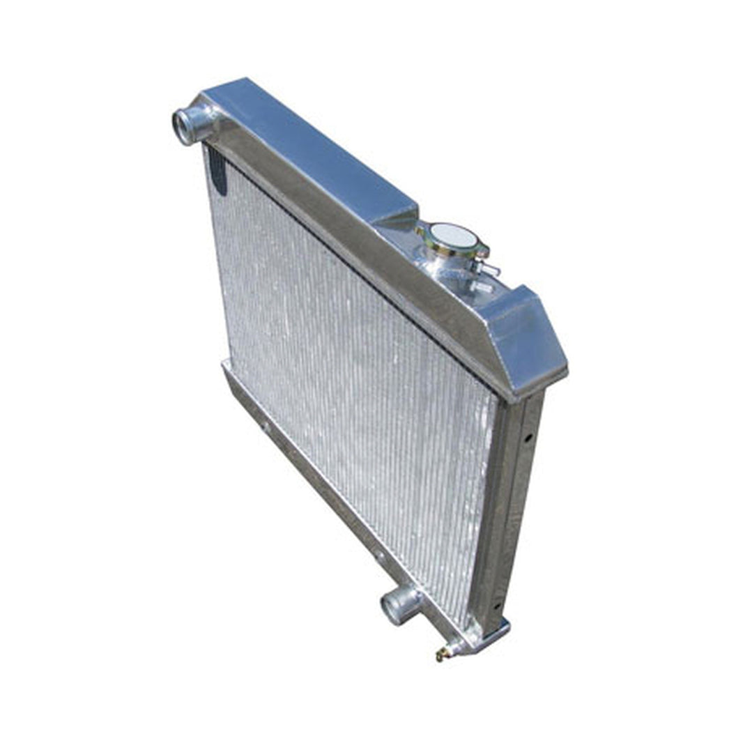 63-66 CHVY ALUMINUM RADIATOR-AUTO-V8 - Brothers Trucks Aluminum Radiator - Auto - V8 - 3 Row