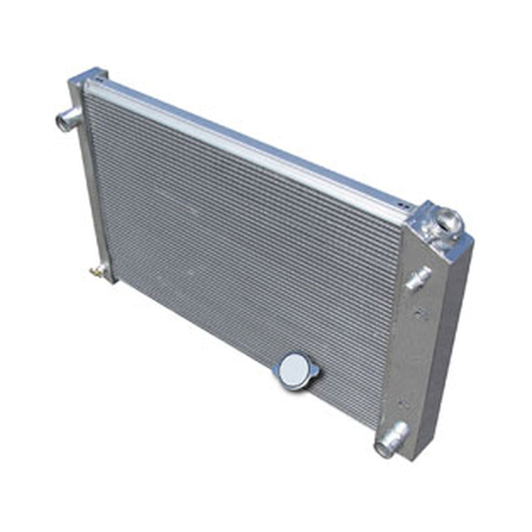 73-87 CHVY/GMC TRCK AL RADIATOR-AUTO-V8 - Brothers Trucks Aluminum Radiator - Auto - V8 - 3 Row