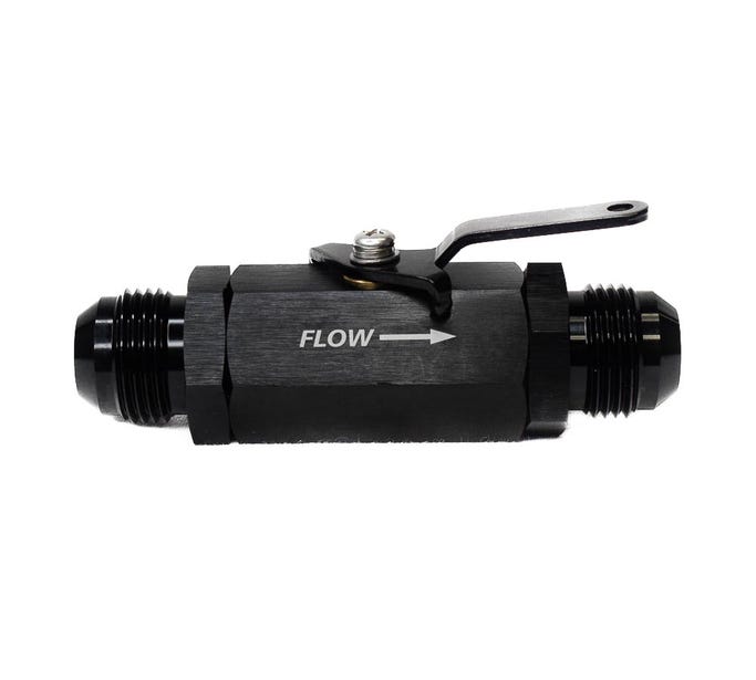 BTR Shutoff Valve - 12AN - Black