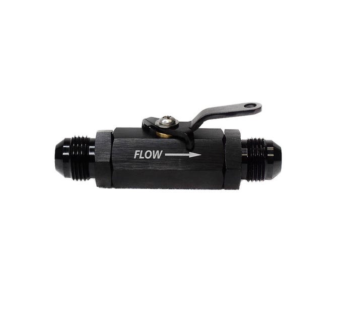 BTR Shutoff Valve - 8AN - Black