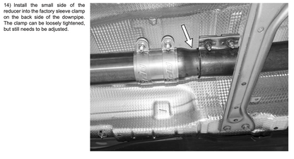 REDUCER, EXHAUST, 70MM TO 60MM, 304 SS - APR Reducer - 70mm (2.75") to 60mm (2.36")
